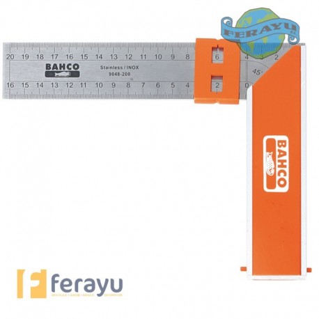 ESCUADRA INOX. M/ALUMINIO 350 MM