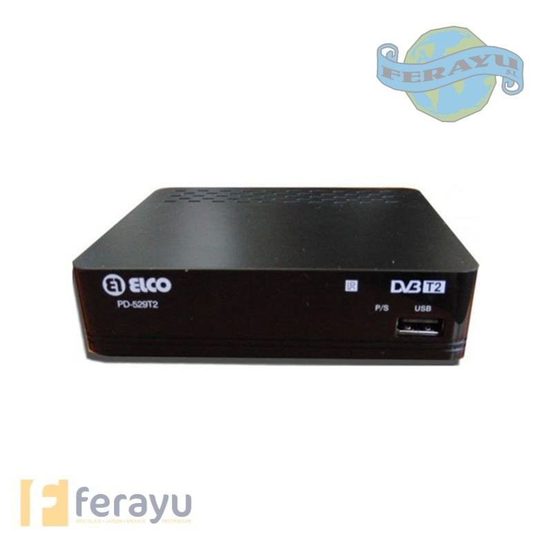 TDT HD ELCO USB GRABADOR - DVB-T2 - SOPORTE MKV - SALIDA HDMI Y SCART