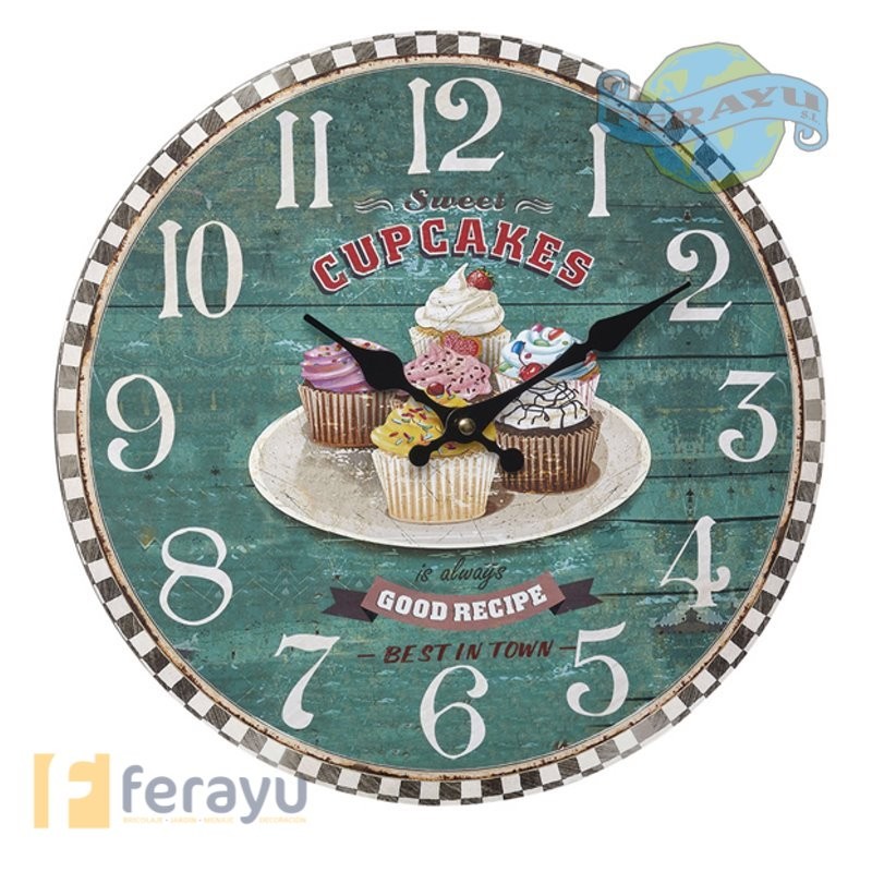 Reloj de pared vintage 32cm